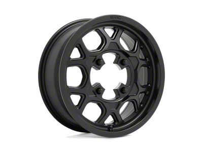 KMC Mesa Lite Satin Black 4-Wheel Kit; 15x6; 38mm Offset