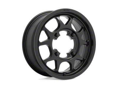 KMC Toro Satin Black 4-Wheel Kit; 15x6; 38mm Offset