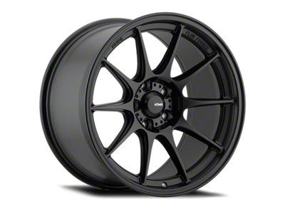 Konig Dekagram Semi-Matte Black 4-Wheel Kit; 18x8.5; 43mm Offset; 5x112mm Bolt Pattern; 66.60mm Hub Bore