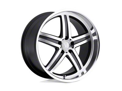 Mandrus Mannheim Gunmetal with Mirror Cut Face and Lip 4-Wheel Kit; 17x8; 32mm Offset
