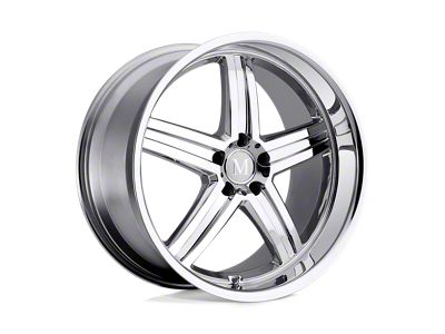 Mandrus Mannheim Chrome 4-Wheel Kit; 18x9.5; 53mm Offset