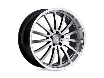Mandrus Millenium Hyper Silver with Mirror Cut Lip 4-Wheel Kit; 19x9.5; 53mm Offset