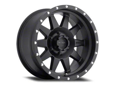 Method Race Wheels MR301 The Standard Matte Black 4-Wheel Kit; 17x9; -12mm Offset