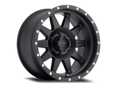 Method Race Wheels MR301 The Standard Matte Black 4-Wheel Kit; 17x9; -12mm Offset