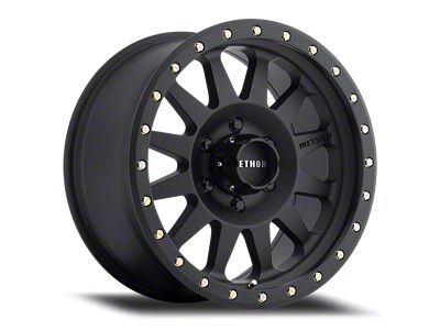 Method Race Wheels MR304 Double Standard Matte Black 4-Wheel Kit; 15x8; -24mm Offset