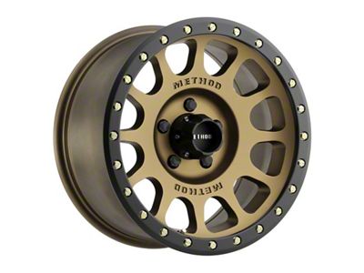 Method Race Wheels MR305 NV Bronze with Matte Black Lip 4-Wheel Kit; 18x9; 0mm Offset; 5x150mm Bolt Pattern; 116.50mm Hub Bore