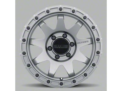 Method Race Wheels MR317 Matte Titanium 4-Wheel Kit; 17x8.5; 0mm Offset; 6x139.7mm Bolt Pattern; 106.25mm Hub Bore