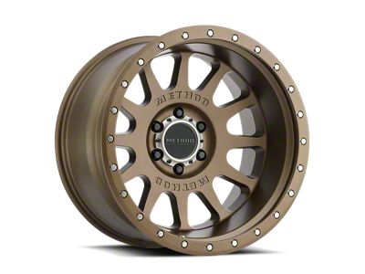 Method Race Wheels MR605 NV Bronze 4-Wheel Kit; 20x12; -52mm Offset