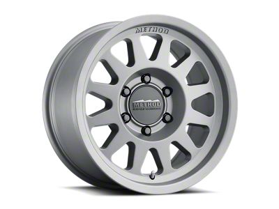 Method Race Wheels MR704 Bead Grip Titanium 4-Wheel Kit; 17x8.5; 0mm Offset