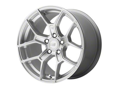 Motegi TM5 Hyper Silver 4-Wheel Kit; 18x8.5; 45mm Offset; 5x112mm Bolt Pattern; 72.56mm Hub Bore