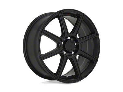 Motegi CS8 Satin Black 4-Wheel Kit; 17x7; 40mm Offset