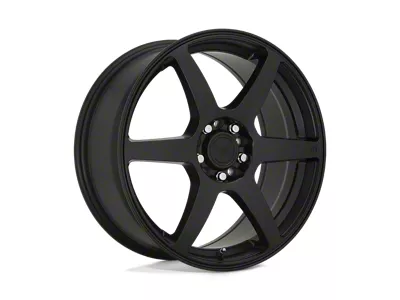 Motegi CS6 Satin Black 4-Wheel Kit; 15x6.5; 40mm Offset