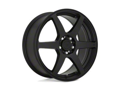 Motegi CS6 Satin Black 4-Wheel Kit; 18x8; 45mm Offset