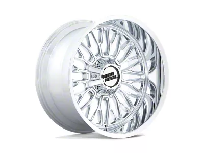 Moto Metal Stinger Chrome 4-Wheel Kit; 20x9; 18mm Offset; 8x165.1mm Bolt Pattern; 125.10mm Hub Bore