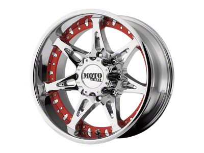 Moto Metal MO961 Chrome 4-Wheel Kit; 18x10; -24mm Offset