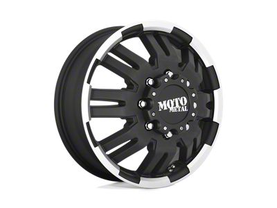 Moto Metal MO963 Matte Black Machined 4-Wheel Kit; 17x6; 111mm Offset