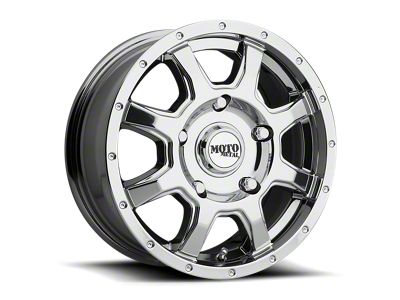 Moto Metal MO970 PVD Chrome 4-Wheel Kit; 20x9; 45mm Offset; 5x130mm Bolt Pattern; 84.10mm Hub Bore