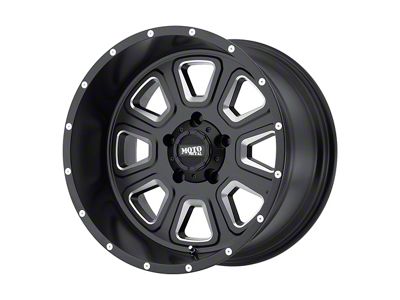 Moto Metal MO972 Satin Black Milled 4-Wheel Kit; 17x9; -12mm Offset