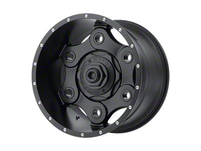 Moto Metal Link Blackout 4-Wheel Kit; 20x12; -44mm Offset