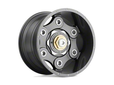 Moto Metal Link Gunmetal 4-Wheel Kit; 20x9; 18mm Offset