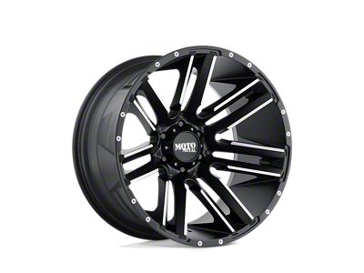 Moto Metal MO978 Razor Satin Black Machined 4-Wheel Kit; 20x10; -24mm Offset