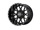 Moto Metal Siege Gloss Black 4-Wheel Kit; 20x10; -18mm Offset; 6x135/6x139.7mm Bolt Pattern; 106.10mm Hub Bore