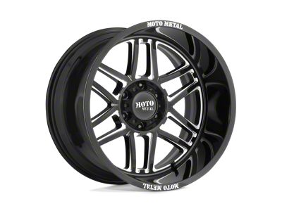 Moto Metal MO992 Gloss Black Milled 4-Wheel Kit; 20x10; -18mm Offset