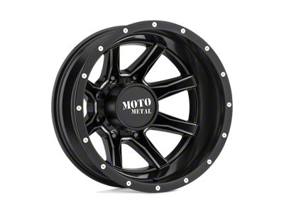 Moto Metal MO995 Satin Black Milled 4-Wheel Kit; 17x6.5; -140mm Offset