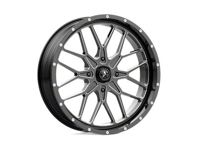 MSA Offroad Wheels Portal Gloss Black Milled 4-Wheel Kit; 15x7; 10mm Offset