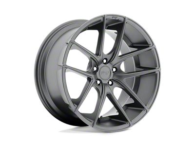 Niche Targa Matte Gunmetal 4-Wheel Kit; 20x8.5; 35mm Offset