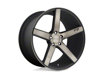 Niche Milan Black Machined 4-Wheel Kit; 19x8.5; 35mm Offset
