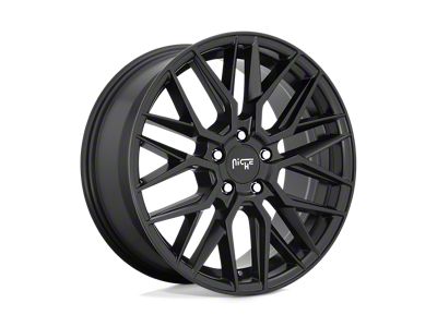 Niche Gamma Matte Black 4-Wheel Kit; 18x8; 42mm Offset