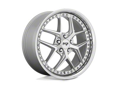Niche Vice Matte Silver 4-Wheel Kit; 20x10.5; 40mm Offset