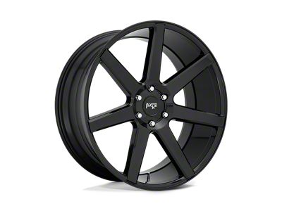 Niche Future Gloss Black 4-Wheel Kit; 20x9.5; 30mm Offset