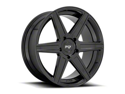Niche Carina Gloss Black 4-Wheel Kit; 24x10; 30mm Offset