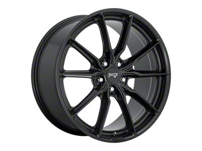 Niche Rainier Matte Black 4-Wheel Kit; 19x8.5; 42mm Offset