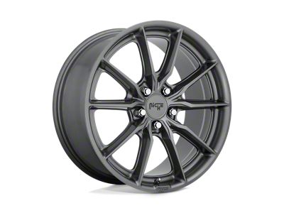 Niche Rainier Matte Anthracite 4-Wheel Kit; 18x8; 42mm Offset; 5x112mm Bolt Pattern; 66.56mm Hub Bore