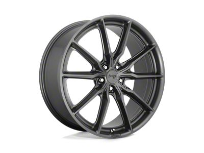 Niche Rainier Matte Anthracite 4-Wheel Kit; 22x9; 38mm Offset