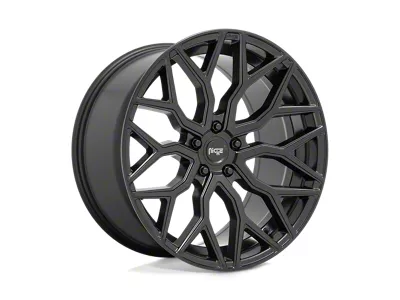 Niche Mazzanti Matte Black 4-Wheel Kit; 19x8.5; 40mm Offset; 5x108mm Bolt Pattern; 72.56mm Hub Bore