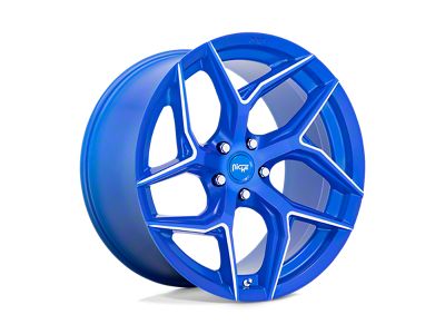 Niche Torsion Anodized Blue Milled 4-Wheel Kit; 20x10.5; 40mm Offset