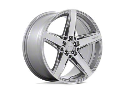 Niche Teramo Anthracite Brushed Face Tint Clear 4-Wheel Kit; 20x11; 43mm Offset