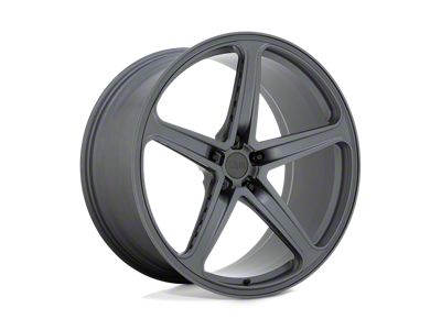 Ohm AMP Matte Gunmetal 4-Wheel Kit; 22x9; 25mm Offset