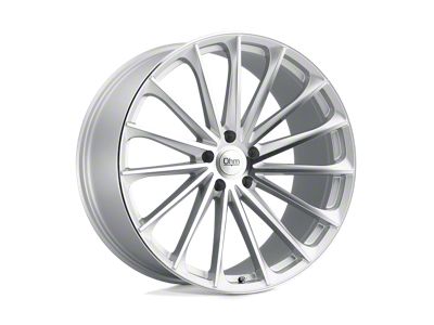 Ohm Proton Silver with Mirror Face 4-Wheel Kit; 21x10.5; 40mm Offset