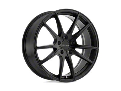 Petrol P0A Matte Black 4-Wheel Kit; 19x8; 40mm Offset