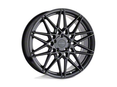 Petrol P3C Semi Gloss Black 4-Wheel Kit; 18x8; 40mm Offset
