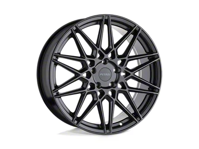 Petrol P3C Semi Gloss Black 4-Wheel Kit; 20x8.5; 35mm Offset