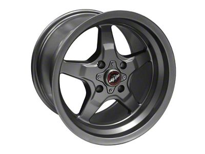 Race Star 91 Drag Star Metallic Gray 4-Wheel Kit; 15x10; 25.40mm Offset