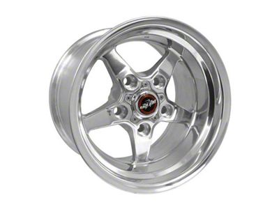 Race Star 92 Drag Star Polished 4-Wheel Kit; 15x10; -6.40mm Offset