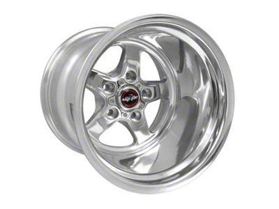Race Star 92 Drag Star Polished 4-Wheel Kit; 15x14; -89mm Offset
