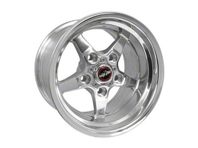 Race Star 92 Drag Star Polished 4-Wheel Kit; 17x10.5; 9mm Offset